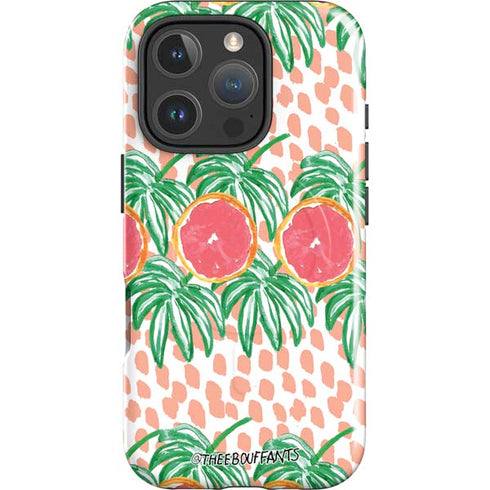 Bouffants and Broken Hearts Graphic Grapefruit iPhone 16 Pro Magsafe Impact Case
